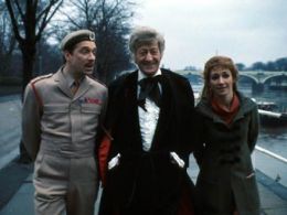 The Brigadier and the Third Doctor in a publicity still