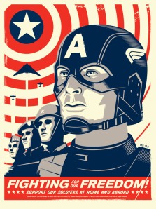 Captain America poster by Eric Tan