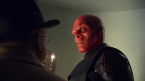 The Red Skull consults Arnim Zola